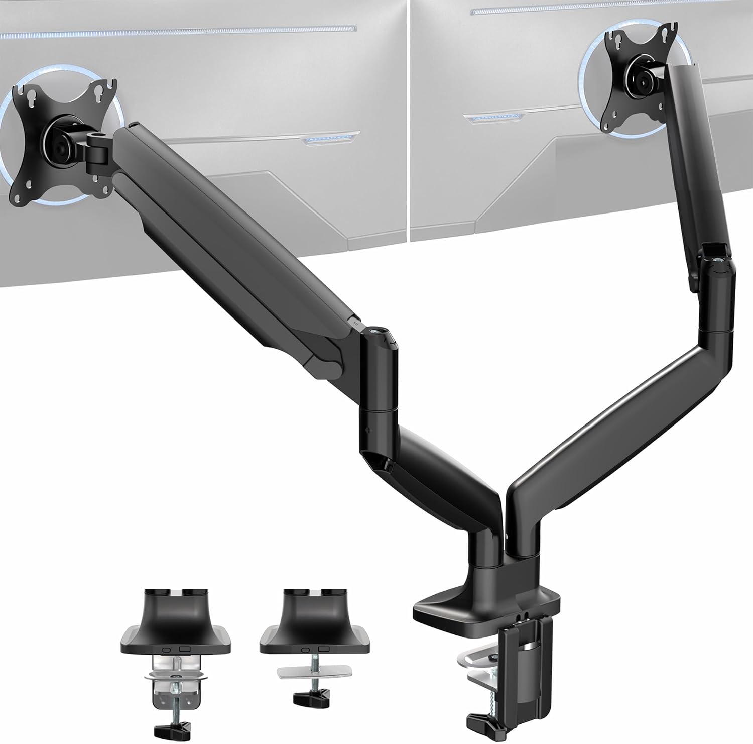 VIVO Premium Dual Monitor Arm for Ultrawide Screens Up to 40 in
