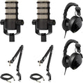 Rode PodMic Dynamic Podcasting Microphones Pair - Studio Bundle