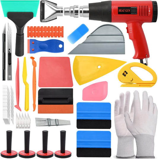 Vinyl Wrap Tool Kit with Heat Gun for Car Film Installation
