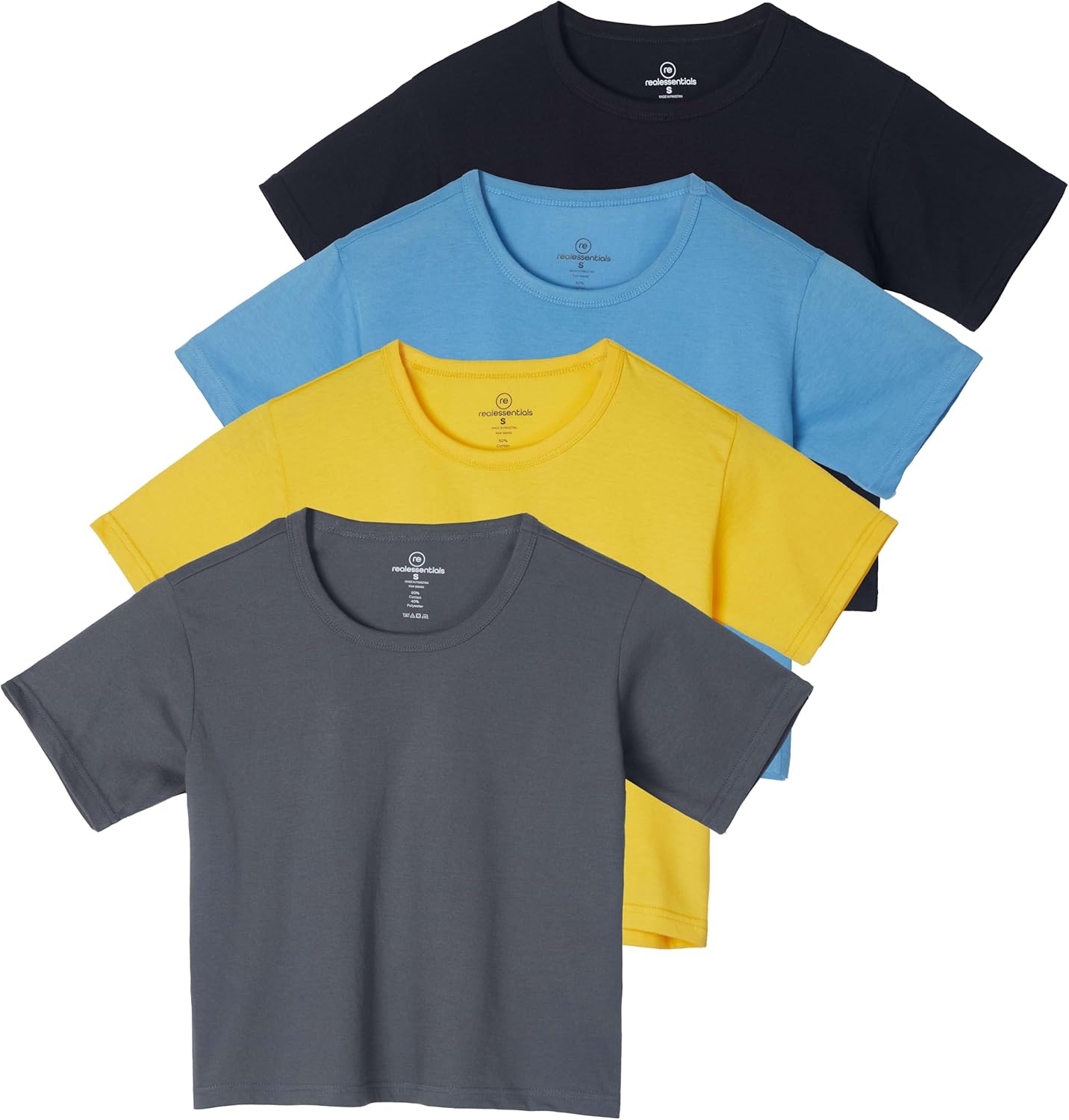 Women's Cotton Short Sleeve Crop Tops for Casual Style