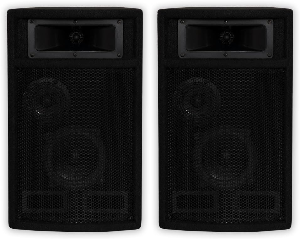 Acoustic Audio PA-500X Passive Speakers for DJ and Karaoke Use
