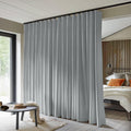 Room Divider Curtains Grey 8.3 ft x 8 ft - Total Blackout Privacy