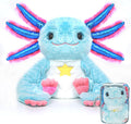 Weighted Stuffed Animal Blue Axolotl 4.5 lbs - Calming Sensory Plush