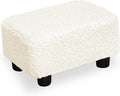 CAROLMADE Compact Foot Stool Ottoman for Living Room and Office Use