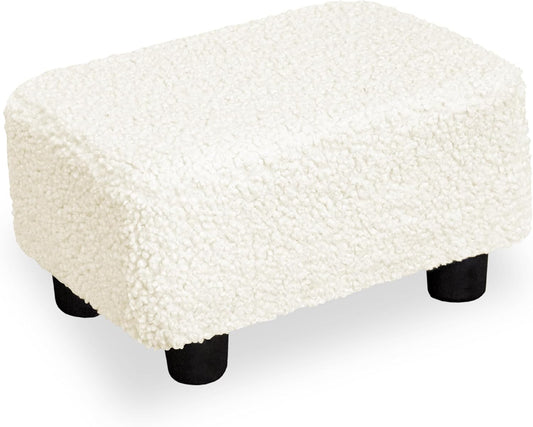 CAROLMADE Small Foot Stool Ottoman for Living Room and Office
