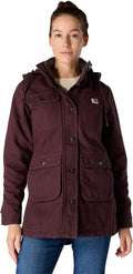 Carhartt Women's Loose Fit Washed Duck Coat - Warm, Durable Winter