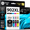 Smart Ink Compatible 902 XL Ink Cartridge Replacement (4 Pack)