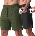 Men's 7 in Running Shorts 2-Pack - Lightweight Athletic Fit