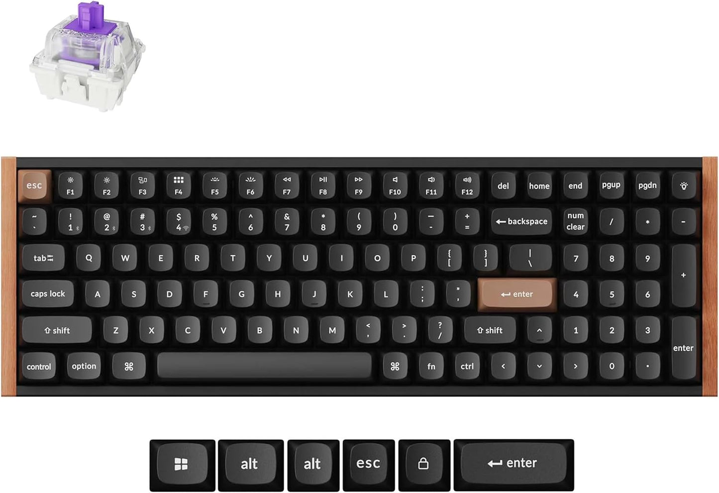 Keychron K4 HE Wireless Mechanical Keyboard with Number Pad
