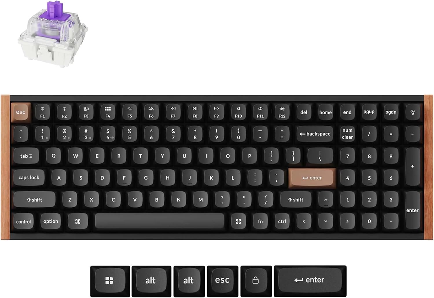 Keychron K4 HE Wireless Mechanical Keyboard with Number Pad