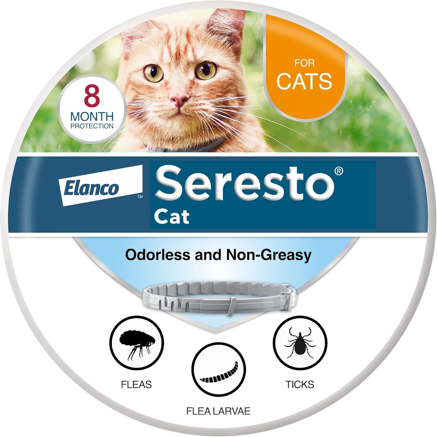 Seresto Cat Flea & Tick Collar - 8 Months Protection