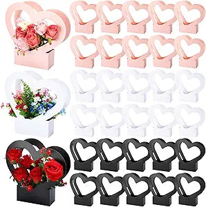 30 Pcs Flower Box for Arrangement Kraft Paper Gift Bags