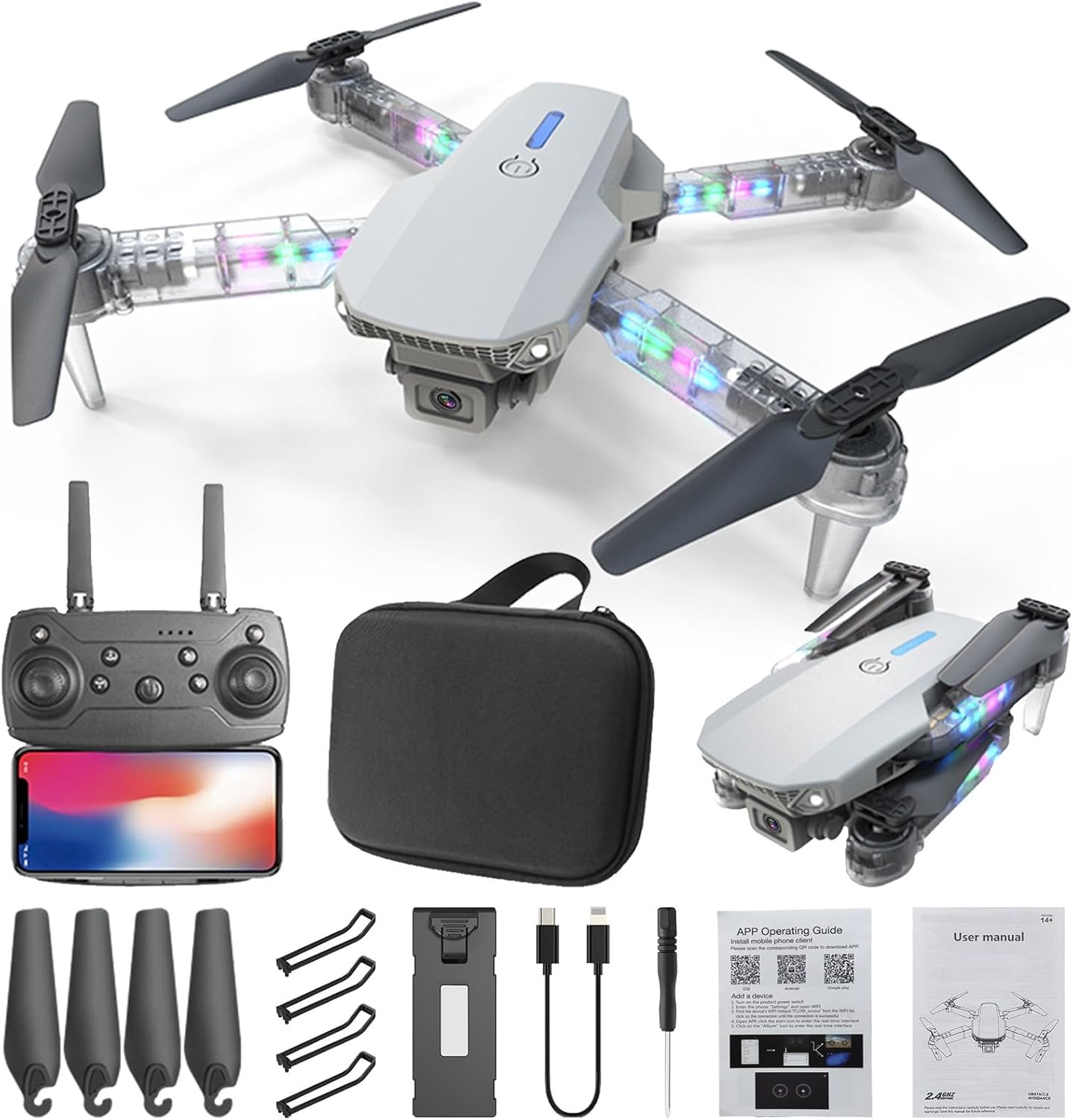 Clearance Sale! 1080P Camera WiFi Drone for Adults
