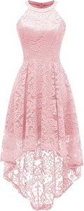 Dressystar Women's Floral Lace Halter Cocktail Party Dress Elegance