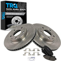 TRQ Front Brake Pad & Rotor Kit Compatible with Mazda 3 and CX-3