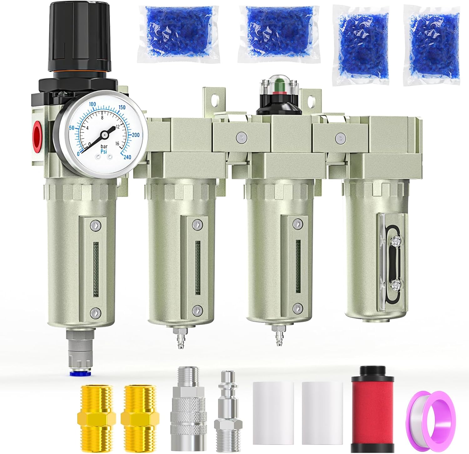 MEANLIN 4-Stage Air Drying System - Superior Plasma Cutter & Paint Sprayer Performance