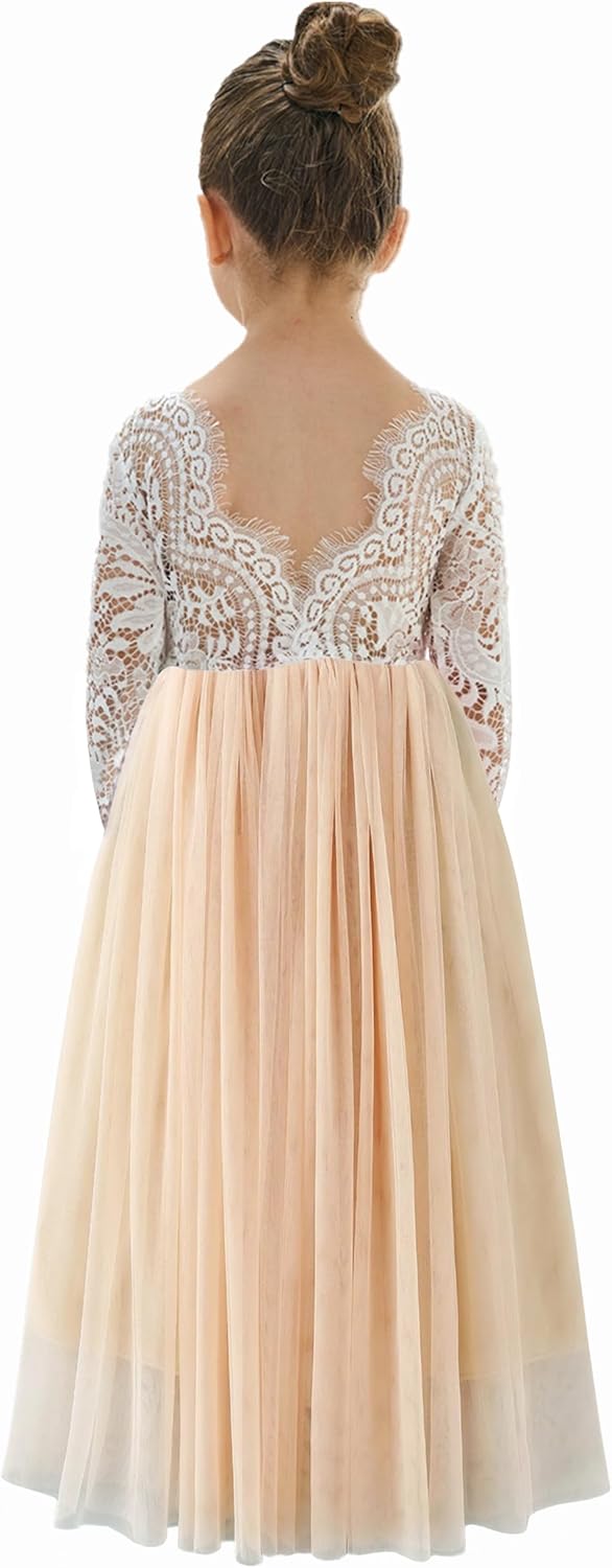 2Bunnies Girl Peony Lace Back A-Line Tutu Tulle Dress Review