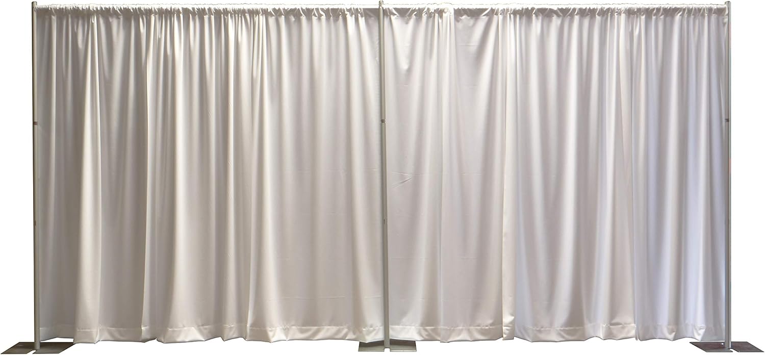 Portable Pipe and Drape Backdrop Kit for Events and Parties