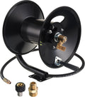 High Pressure Washer Hose Reel 150ft Capacity - Manual Crank Durable
