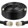 XRDS -RF CB Coax Cable 200FT KMR400 PL-259 - Low Loss Outdoor Cable