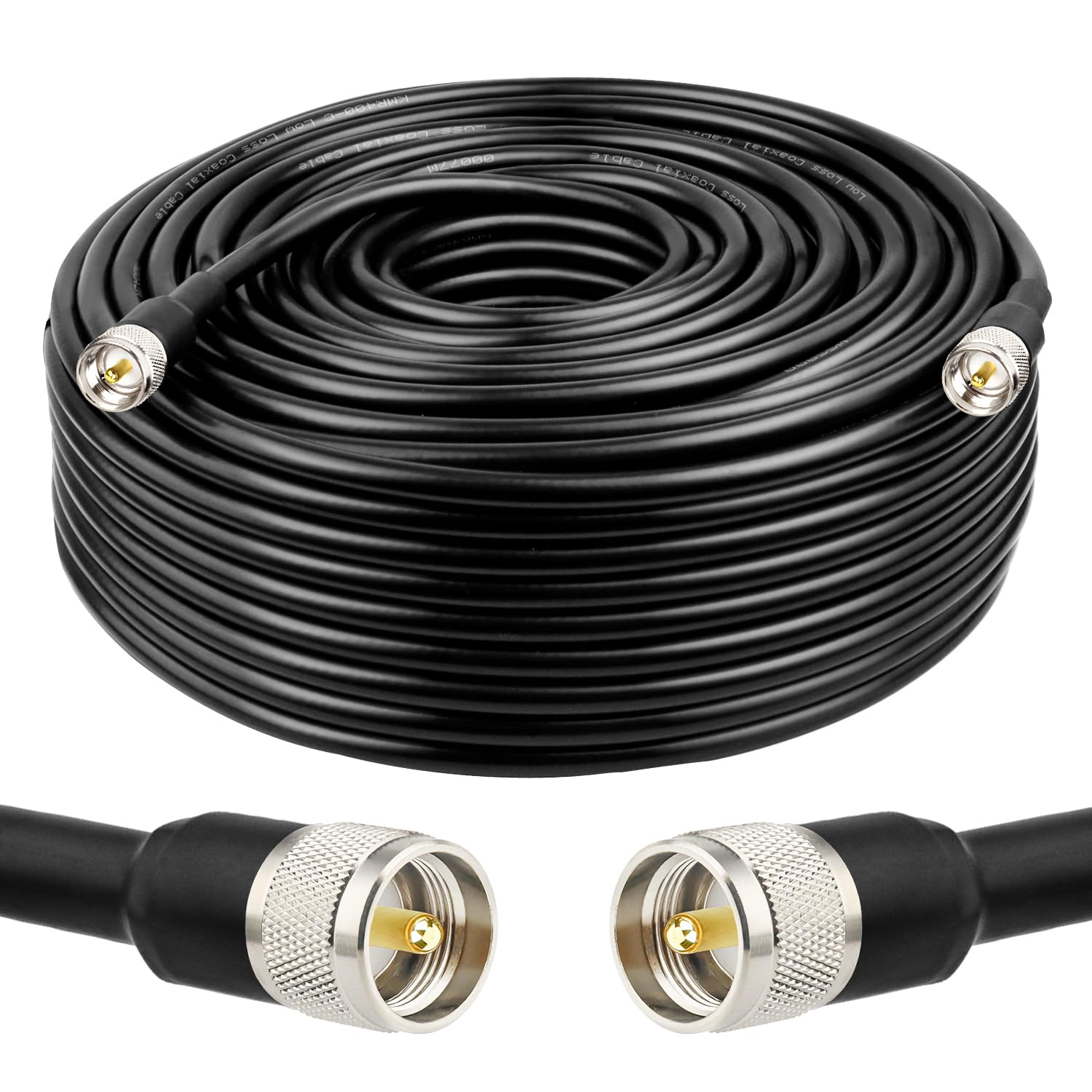 XRDS-RF CB Coax Cable 200FT for Ham Radio and Two-Way Radios