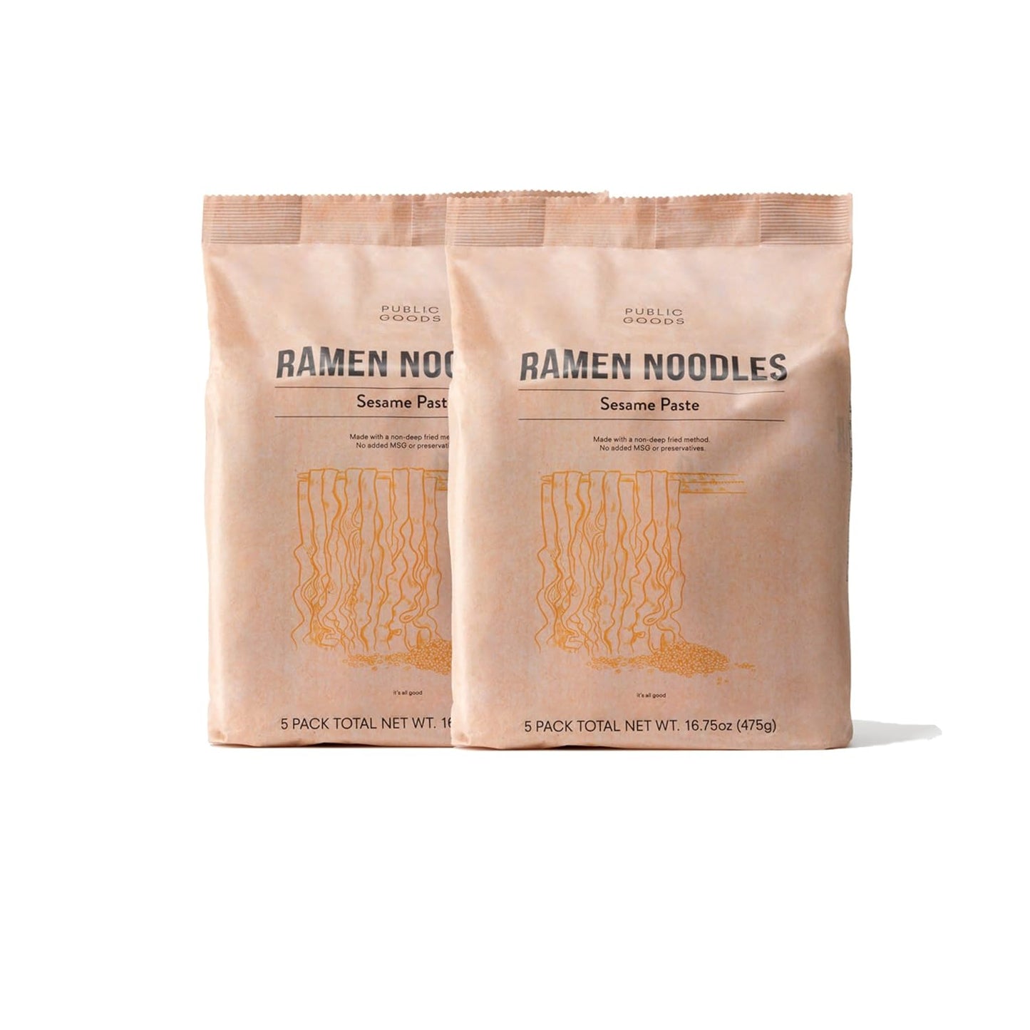 Public Goods Ramen Noodles - Healthy Vegan Instant Noodles