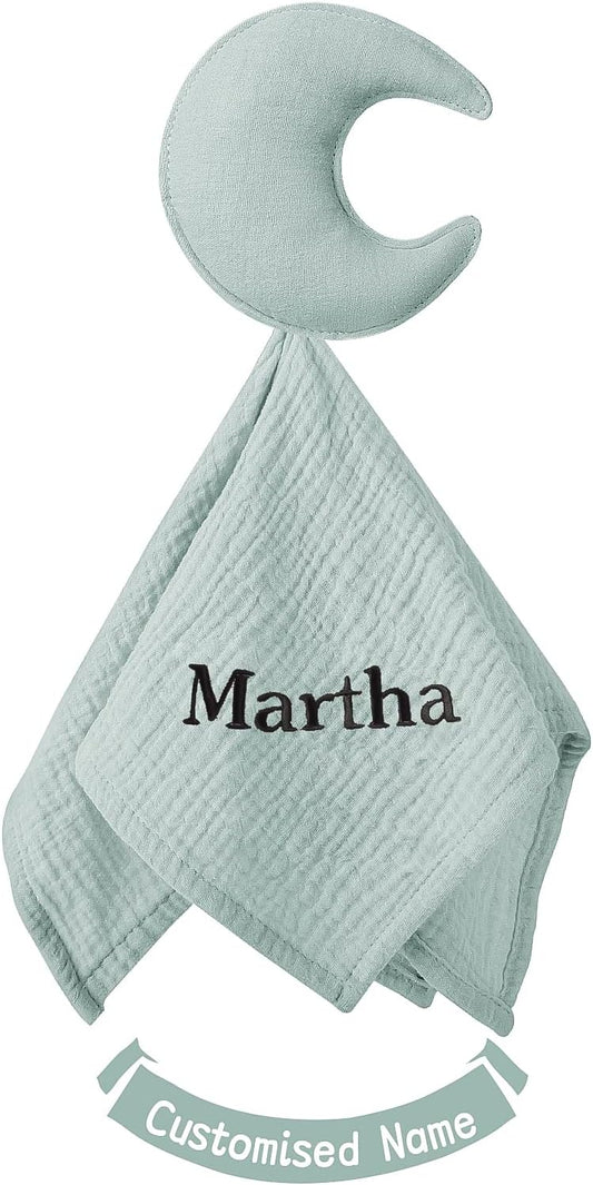 Personalized Organic Lovey Blanket for Newborns