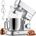 Stand Mixer 6QT Tilt-Head 10+P Speed Electric Mixer - Silver