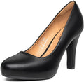 Trary Women's Heels Black Pumps 3.8 in - Classic Office to Wedding