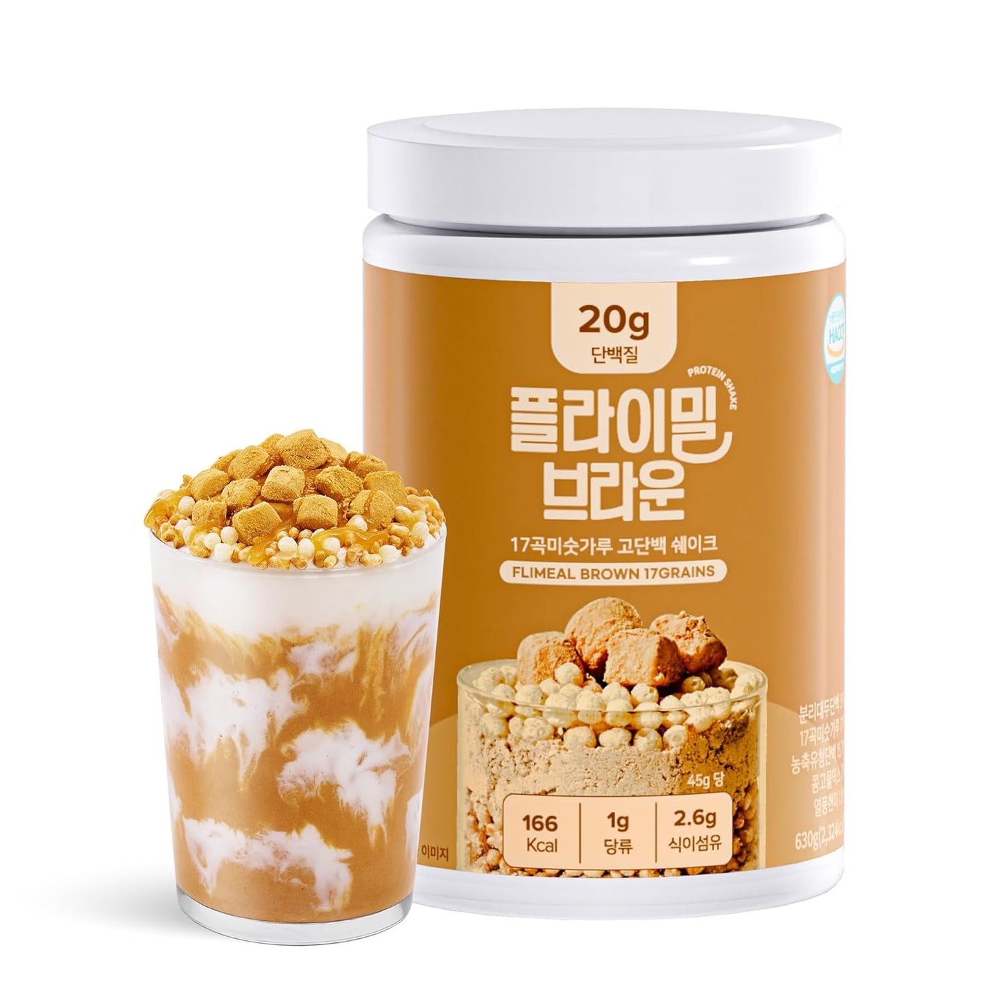 Brown 17Grains Protein Shake with Crunchy Protein Balls