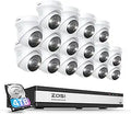 4K 16CH PoE Security Camera System - 16 4K IP Cameras with NVR