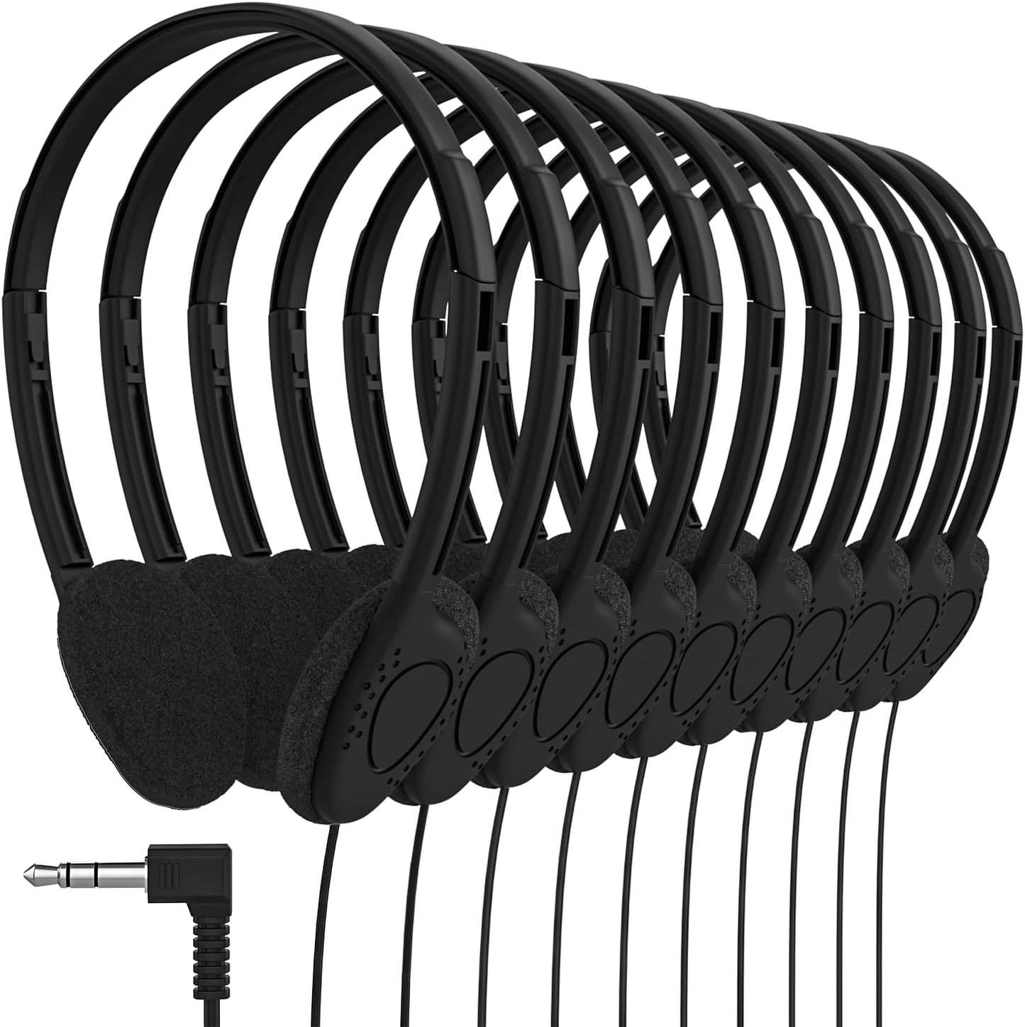 Bulk Classroom Student Headphones for Kids Learning and Travel
