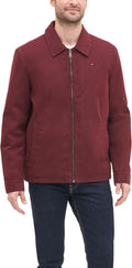 Lightweight Microtwill Golf Jacket for Men - Zip Front, Versatile