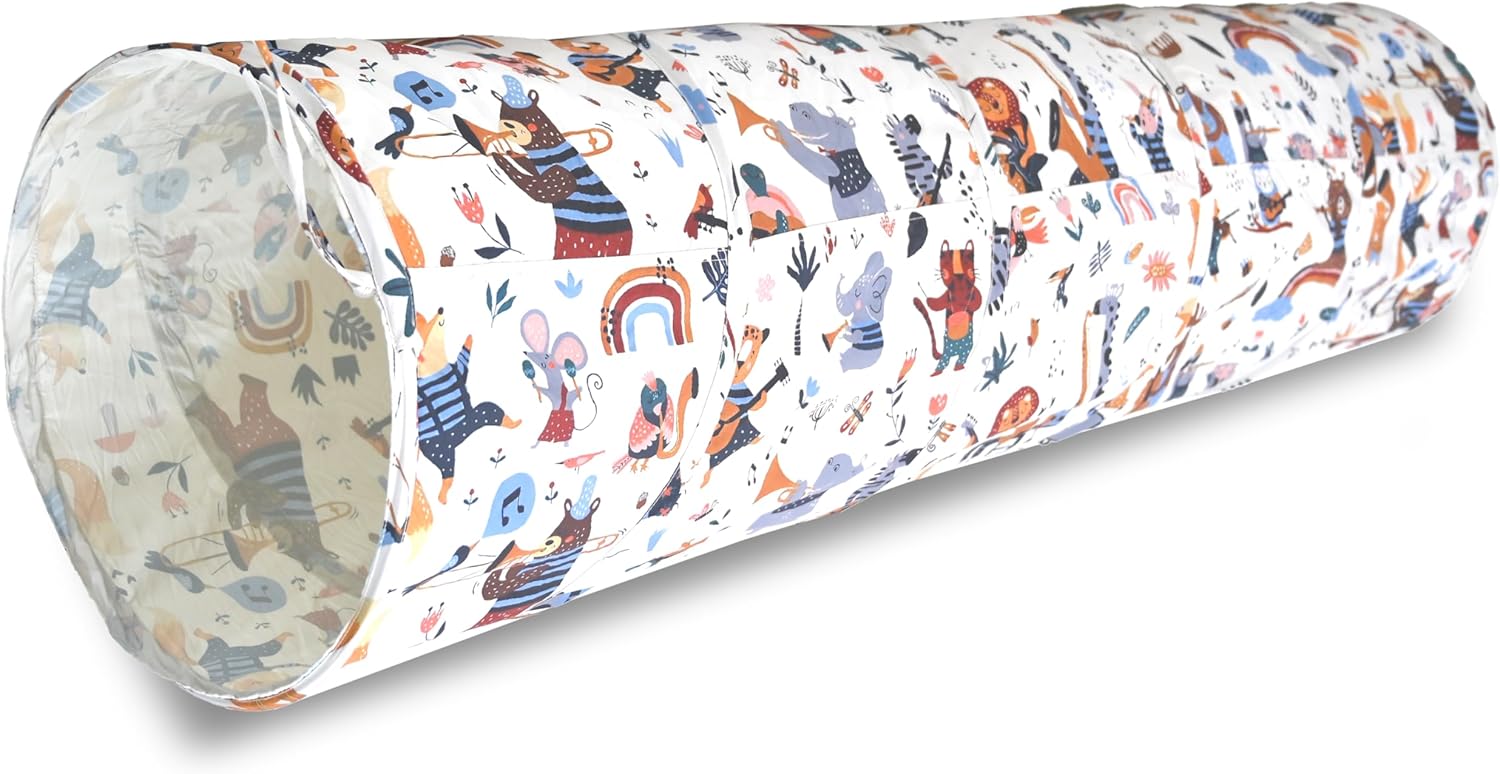 6ft Interactive Kids Play Tunnel by River & Aria