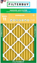Filterbuy 16x25x2 Air Filter for Superior Pet & Allergy Defense
