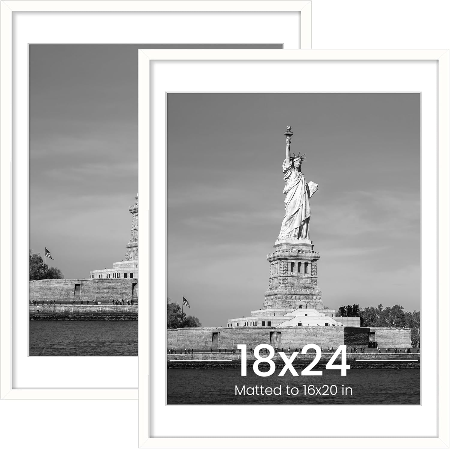18x24 Picture Frame Set for Stunning Wall Displays - 2 Pack