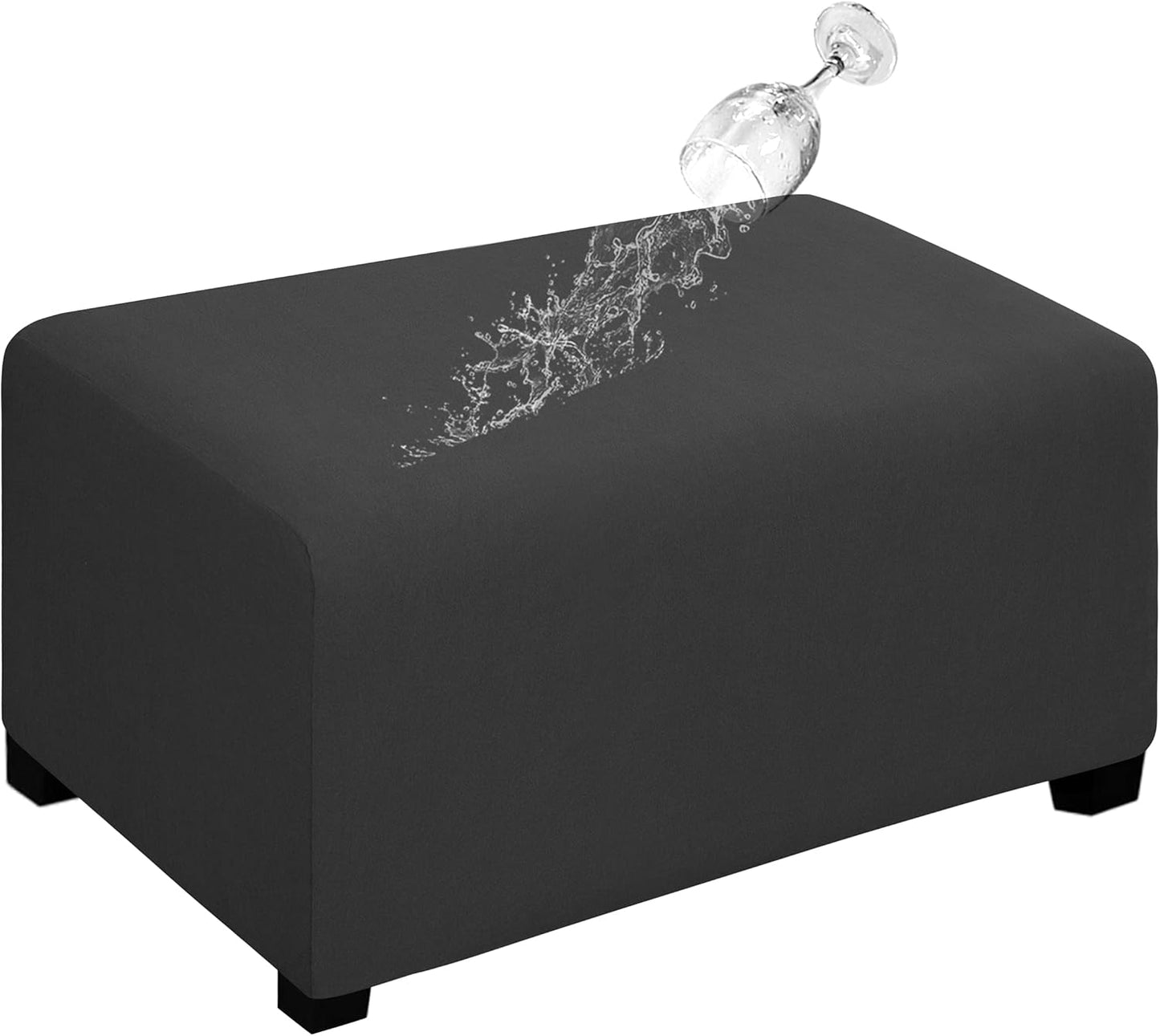 100% Waterproof Stretch Ottoman Cover for X-Large Furniture
