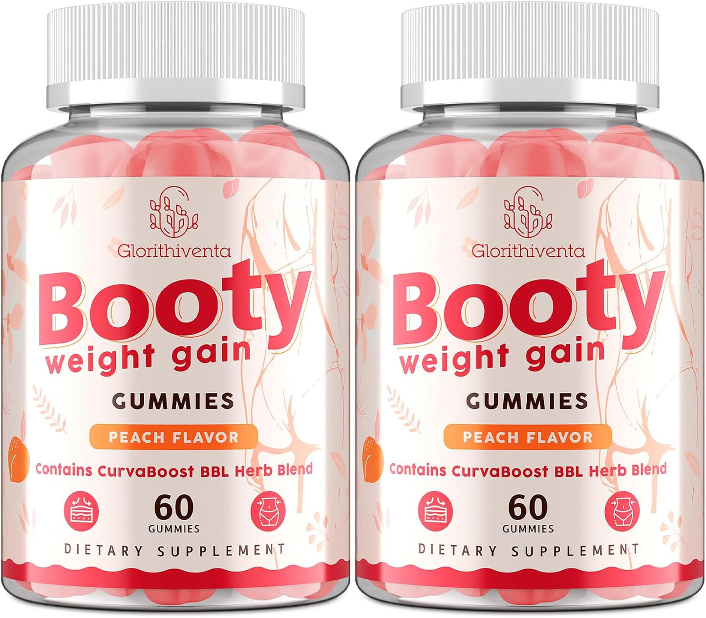 Booty Gummies for Women with CurvaBoost for Curves & Energy