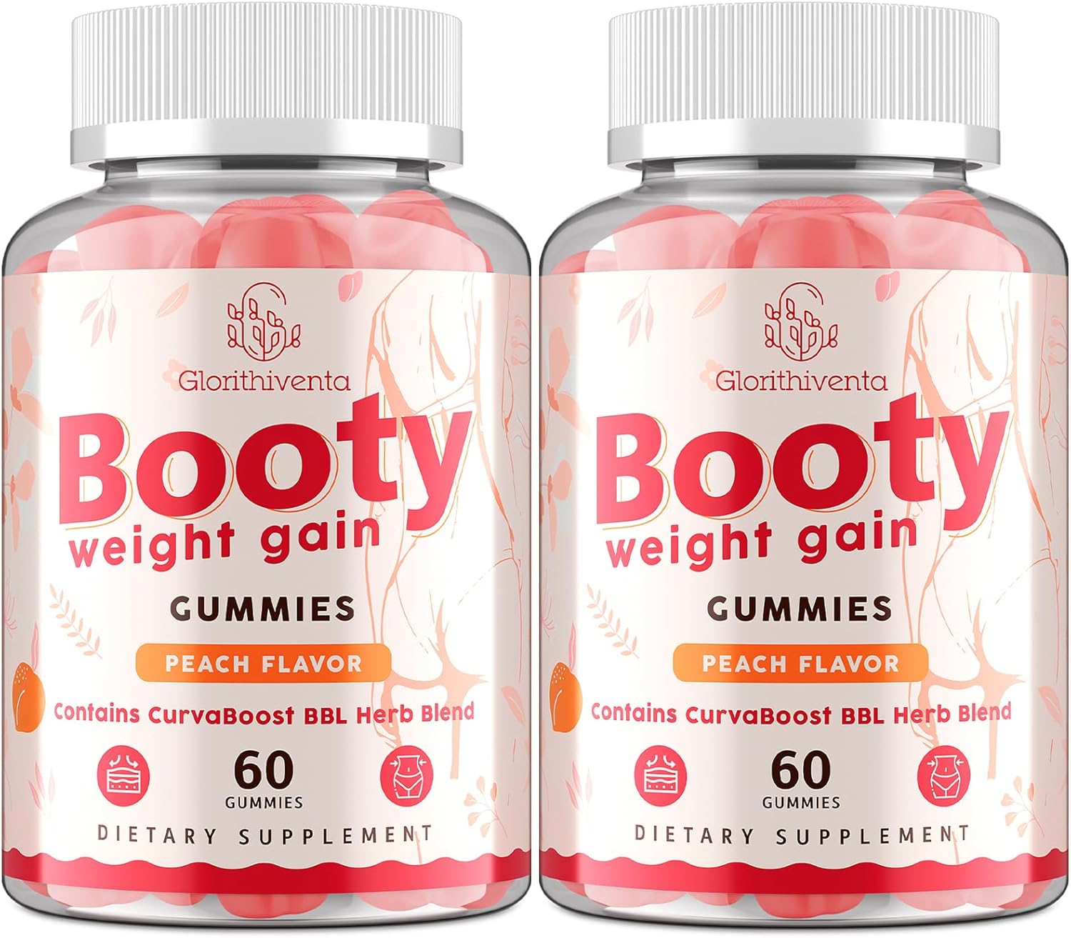 Booty Gummies for Women with CurvaBoost for Curves & Energy