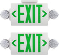AKT LIGHTING Emergency Exit Light Combo - Adjustable Two LED Heads