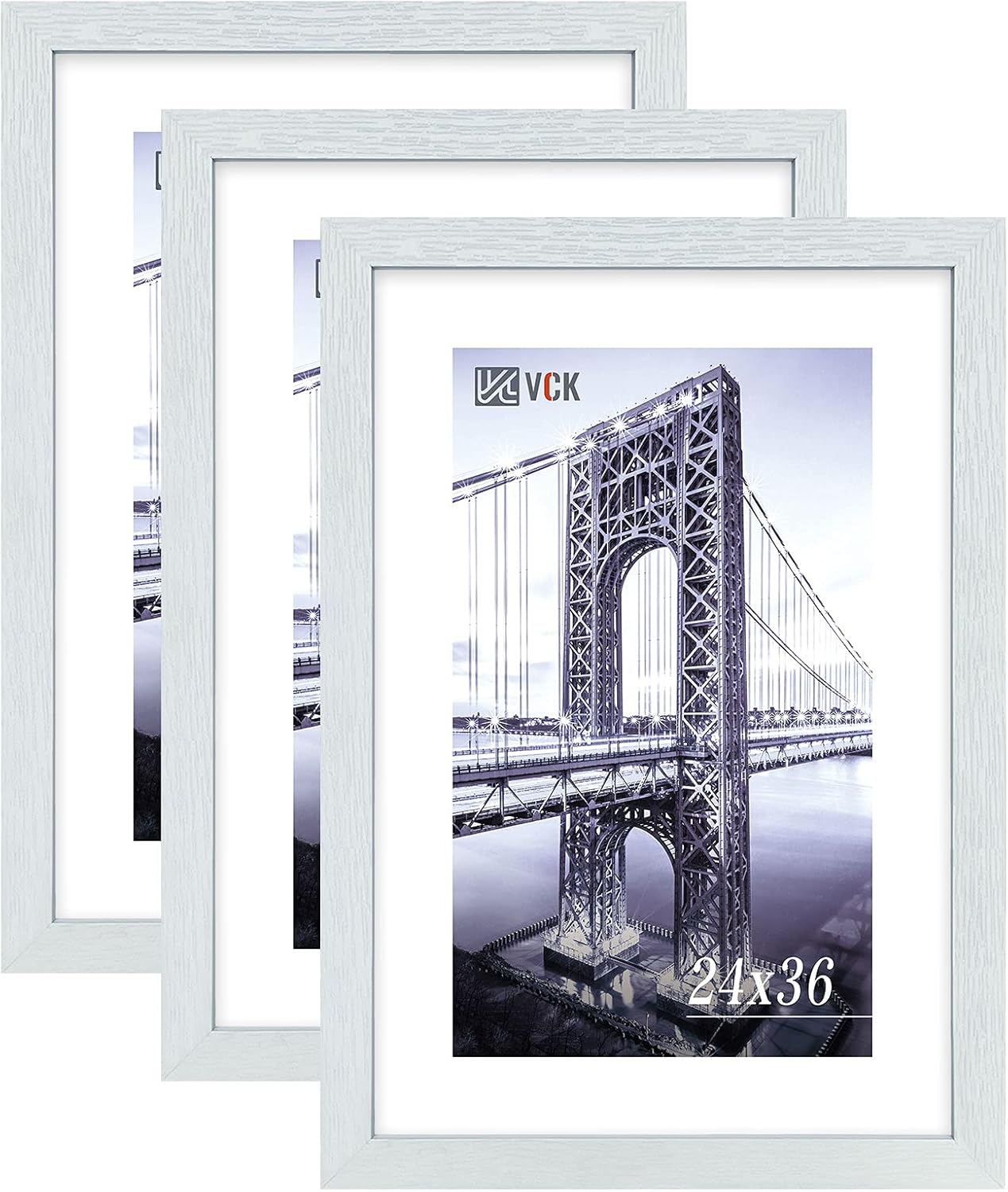 VCK 24x36 Inch Solid Wood Poster Frames for Stylish Display