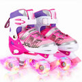 Sowume Adjustable Roller Skates for Girls and Women - Light Up 8