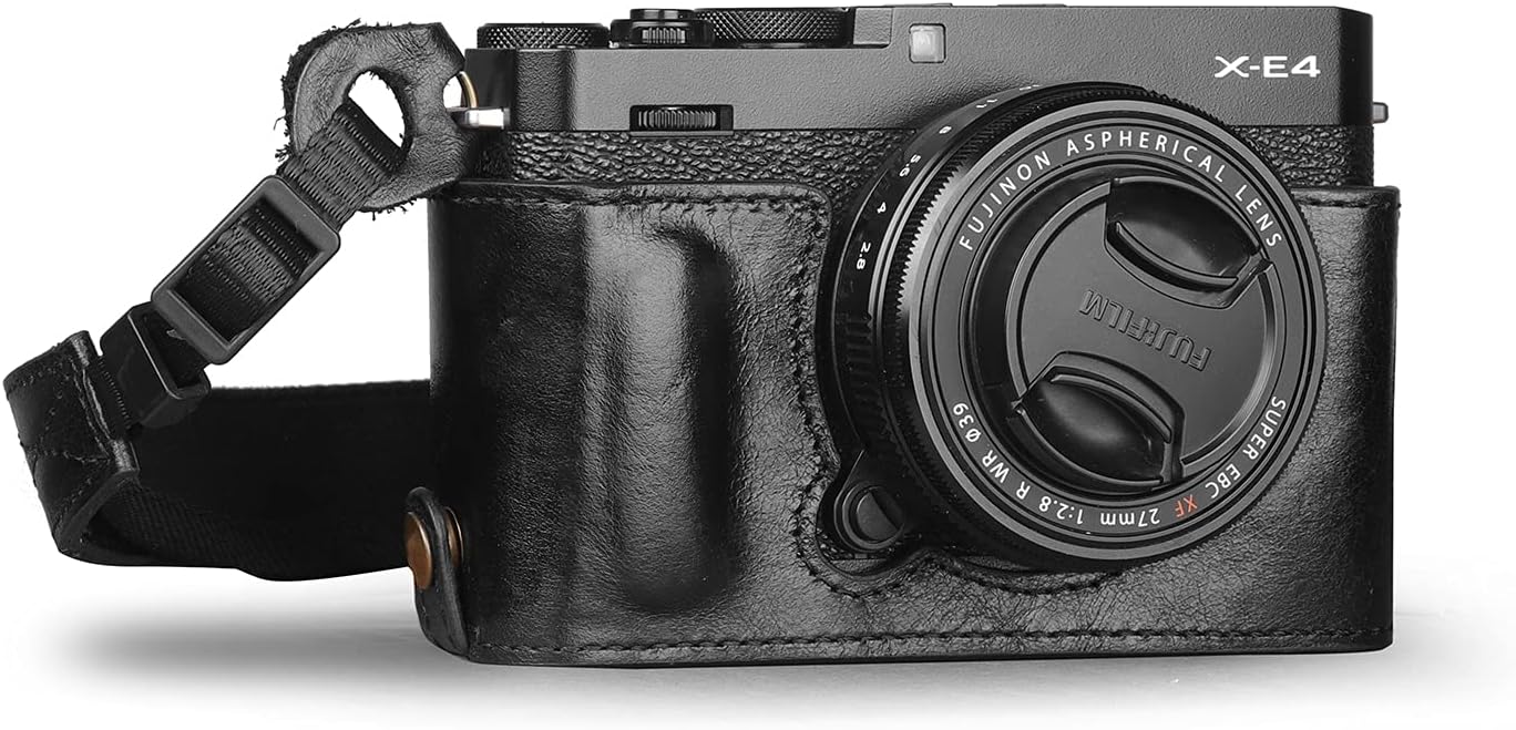 MegaGear Ever Ready Leather Camera Half Case for Fujifilm X-E4