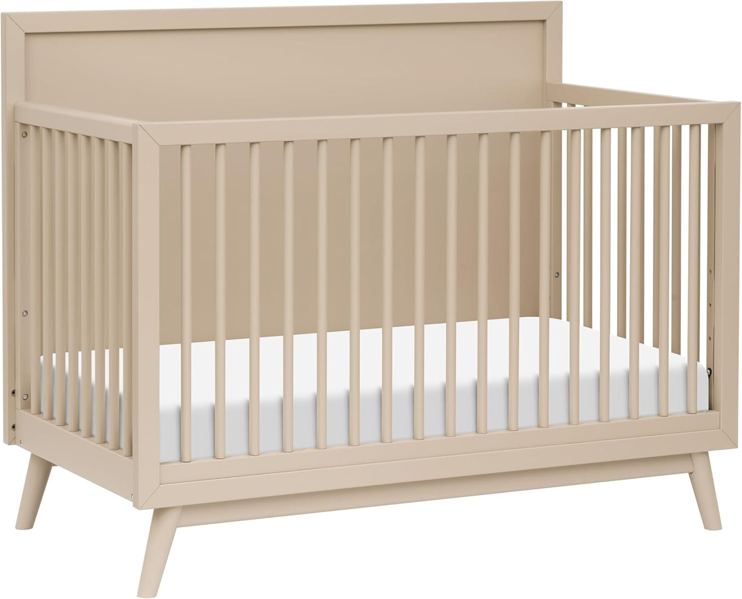 Babyletto Palma 4-in-1 Convertible Crib in Taupe for Modern Nurseries