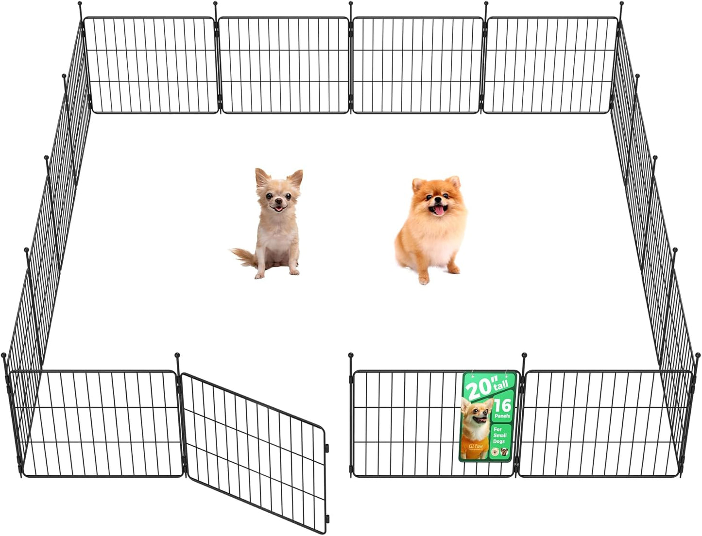 FXW MiniPaws Unleashed Dog Playpen for Indoor and Outdoor Use