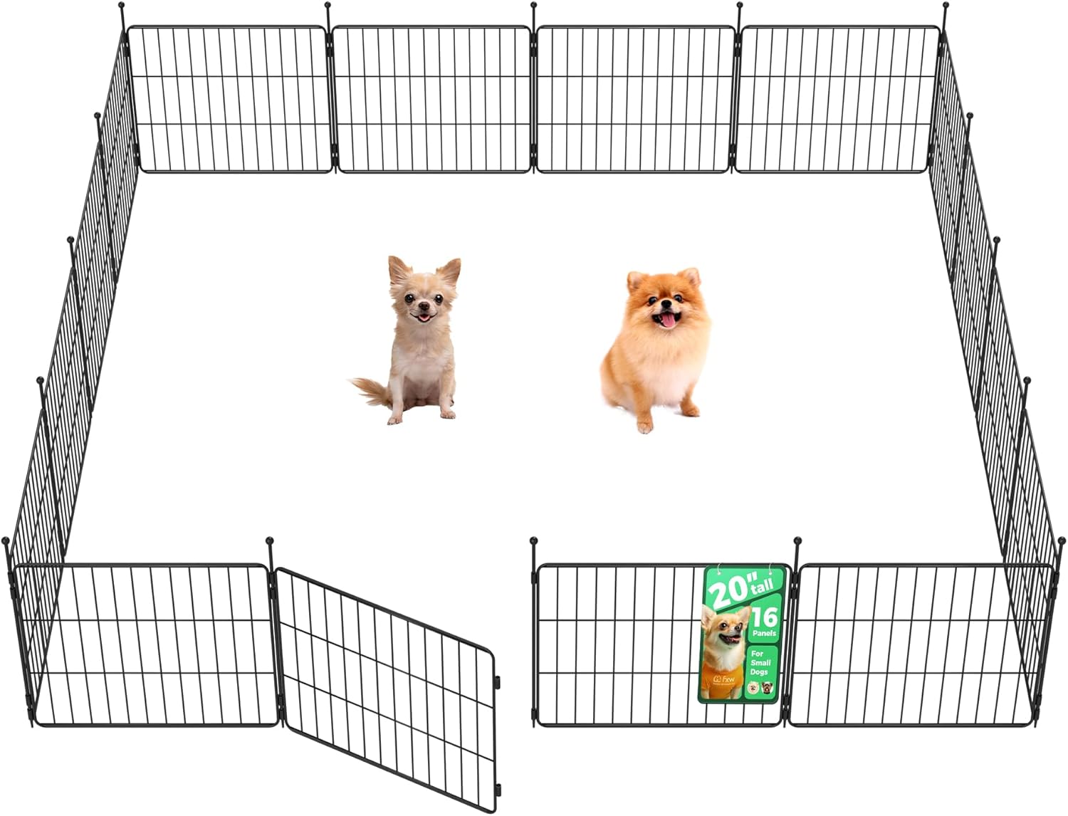 FXW MiniPaws Unleashed Dog Playpen for Indoor and Outdoor Use