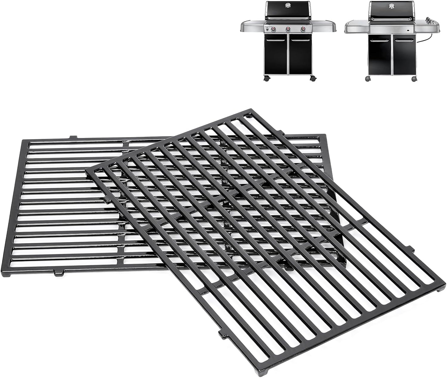 QuliMetal 19.5 Grill Grates for Weber Genesis 300 Series Grills