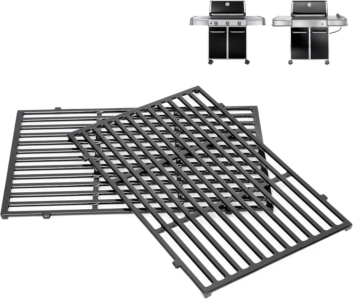 QuliMetal 19.5 Grill Grates for Weber Genesis 300 Series Grills