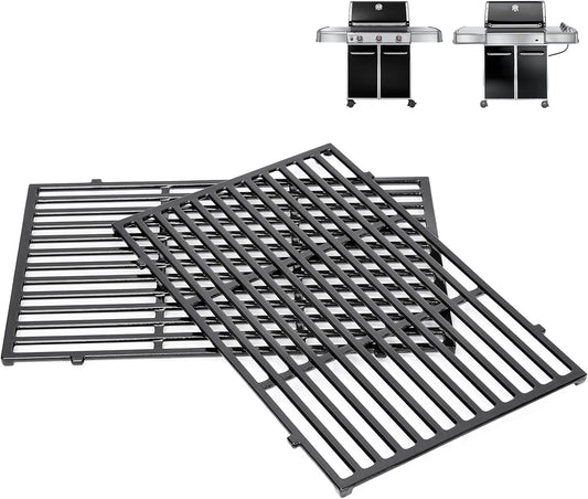 QuliMetal 19.5 Grill Grates for Weber Genesis 300 Series Grills