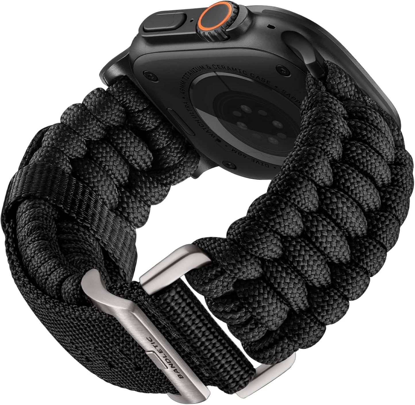 550 Paracord Band for Apple Watch - Rugged Survival Strap